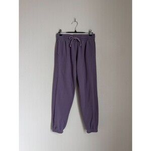 Tna Aritzia Cozy Fleece Boyfriend Sweatpant in Purple Size XS